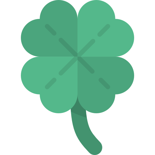 Transparent Nature Entertainment Text Green Leaf for St Patricks Day