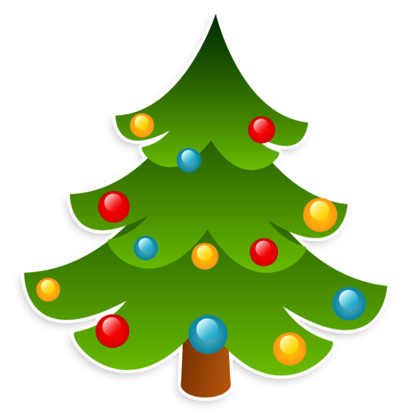 Transparent Christmas Tree New Year Tree Drawing Fir Pine Family for Christmas