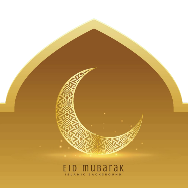 Transparent Ramadan Poster Eid Alfitr Crescent Symbol for Ramadan