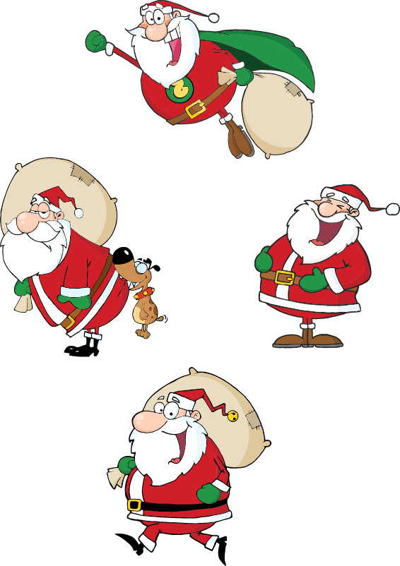 Transparent Santa Claus Cuteness Christmas Christmas Ornament Area for Christmas