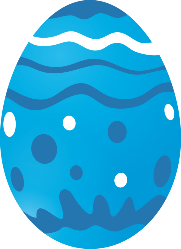 Transparent Easter Point Turquoise Blue Green for Easter