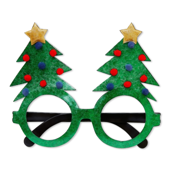 Transparent Christmas Tree Glasses Eyewear for Christmas