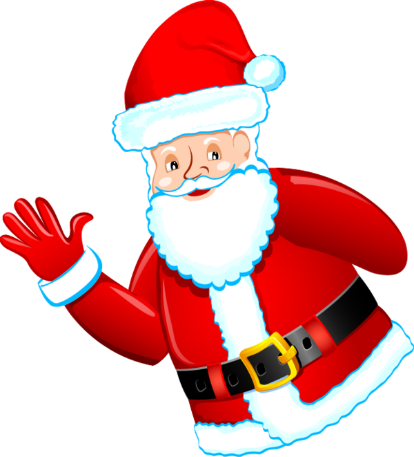 Transparent Santa Claus Christmas Cartoon Christmas Ornament Holiday for Christmas