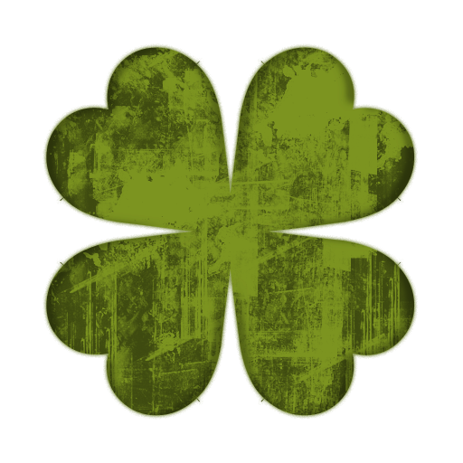 Transparent Fourleaf Clover Clover Symbol Green Shamrock for St Patricks Day