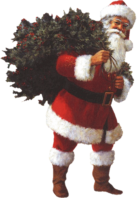 Transparent Santa Claus Christmas Ornament Ded Moroz for Christmas