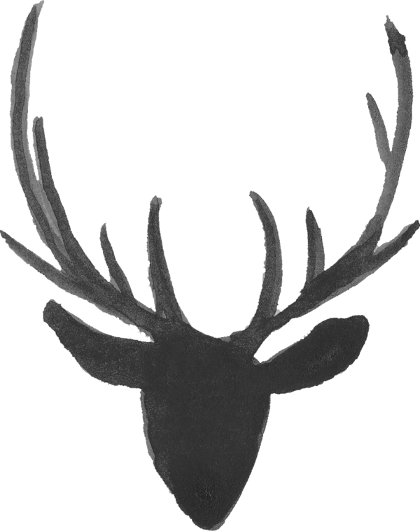 Transparent Reindeer Deer Antler Horn for Christmas