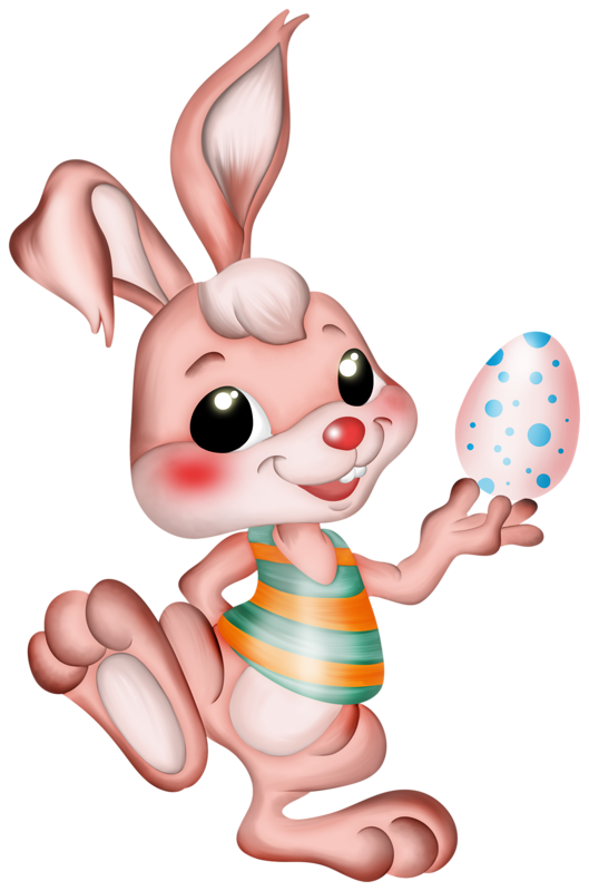 Transparent Easter Bunny Hare Easter Egg for Easter
