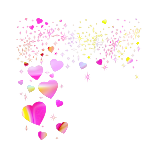 Transparent Heart Love Broken Heart Pink for Valentines Day