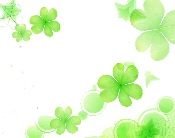 Transparent Leaf Shamrock Symbol for St Patricks Day