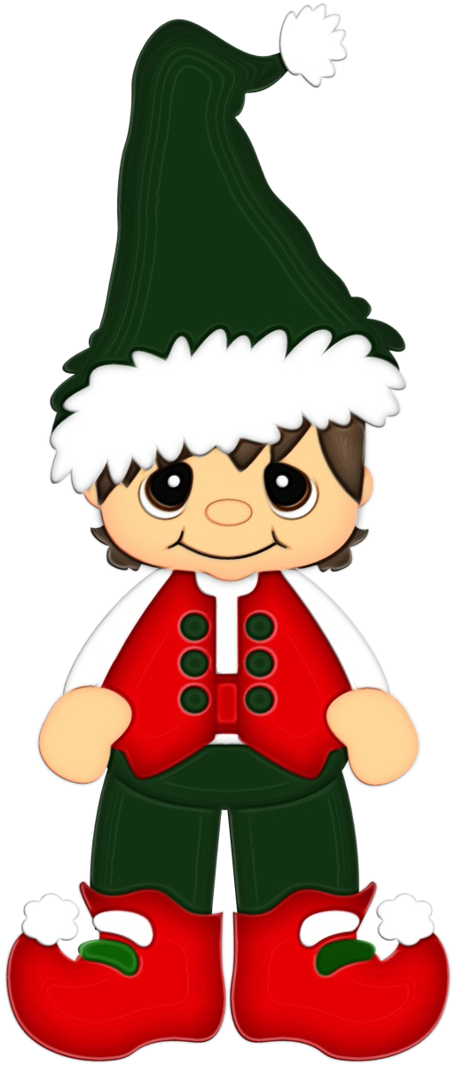 Transparent Cartoon Fictional Character Christmas Elf for Christmas