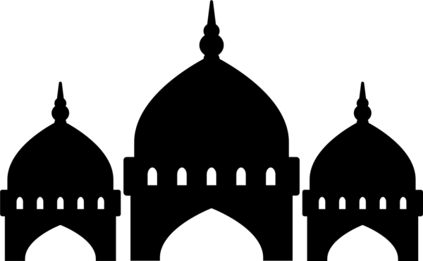 Transparent Dian Almahri Mosque Ramadan Eid Alfitr Black Black And White for Ramadan