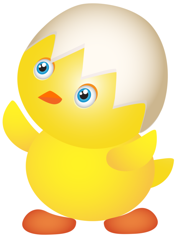 Transparent Easter Duck Birthday Emoticon Font for Easter