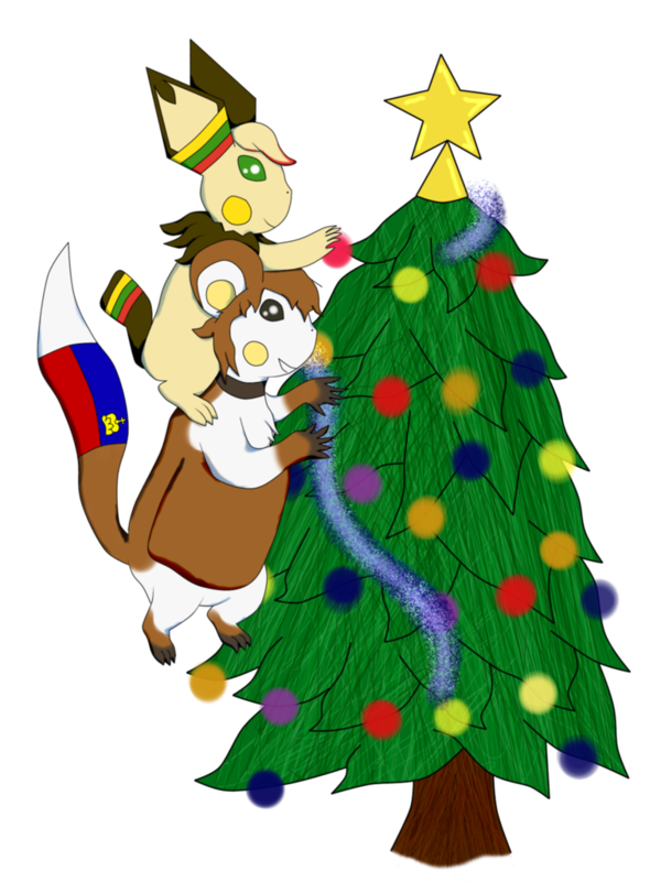 Transparent Christmas Tree Christmas Ornament Christmas Day Cartoon for Christmas