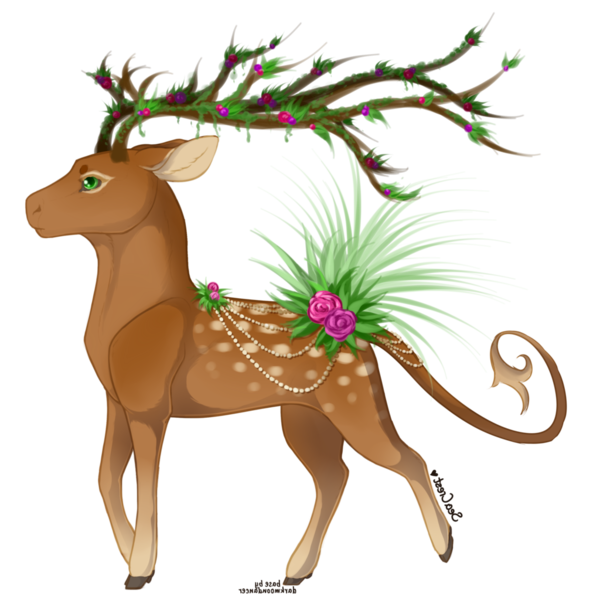 Transparent Reindeer Deer Christmas Ornament for Christmas