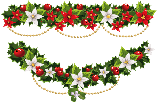Transparent Christmas Poinsettia Joulukukka Christmas Decoration Flower for Christmas