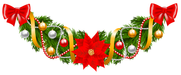 Transparent Christmas Garland Wreath Event Fir for Christmas