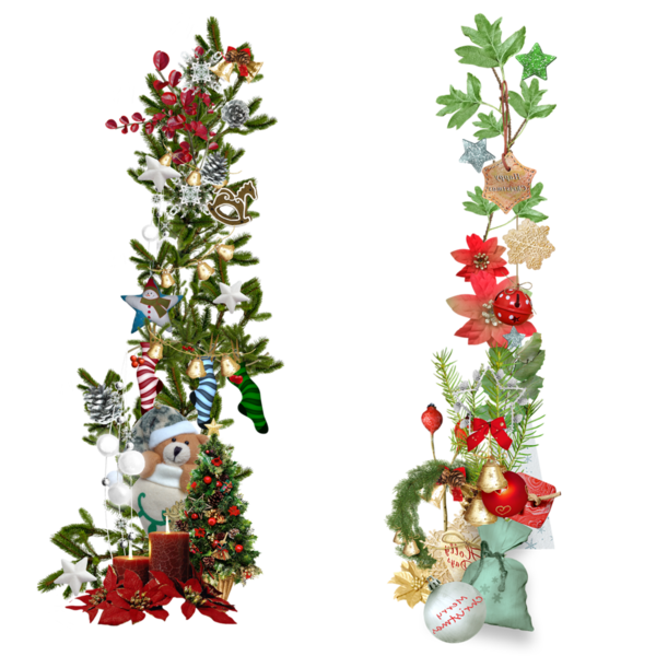 Transparent Christmas Picture Frames Christmas Decoration Evergreen Fir for Christmas