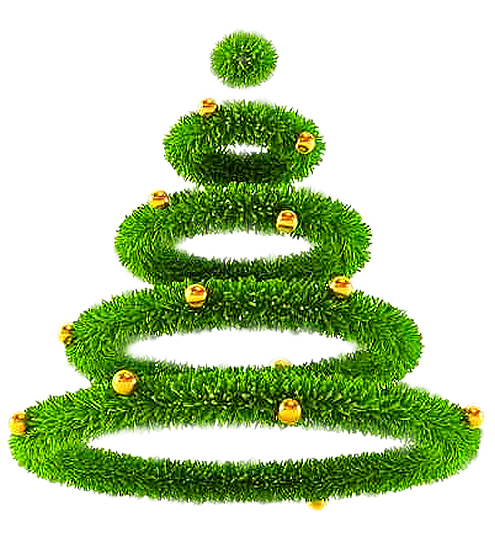 Transparent Christmas Day Christmas Tree Christmas Card Grass for Christmas