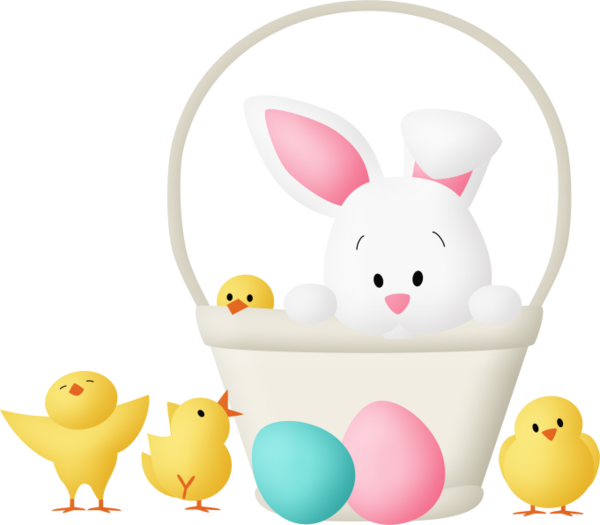 Transparent Easter Bunny Easter Rabbit Easter Egg for Easter