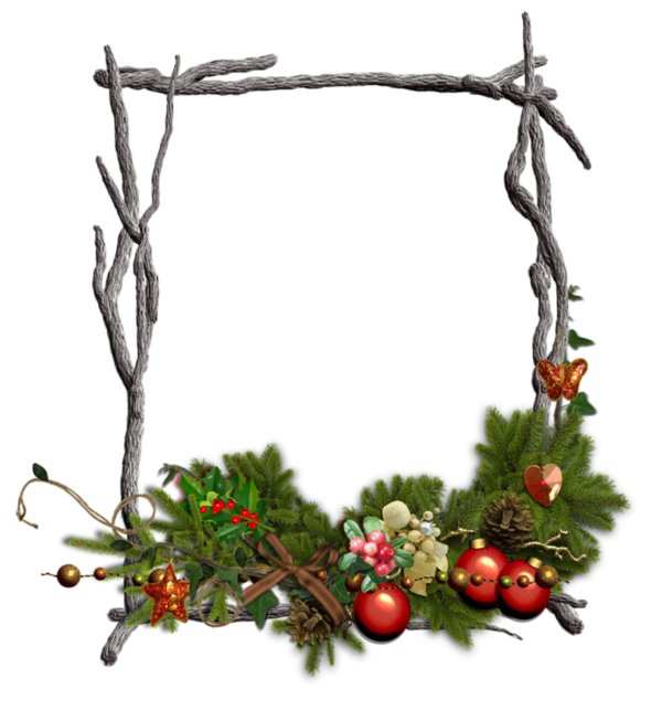 Transparent Branch Tree Twig Christmas Decoration Wreath for Christmas