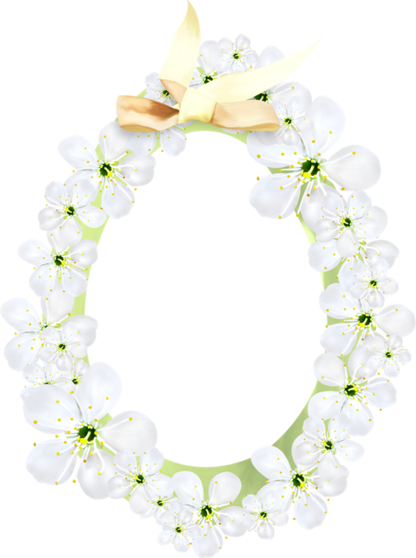 Transparent Blog Necklace Floral Design Flower Jewellery for Easter