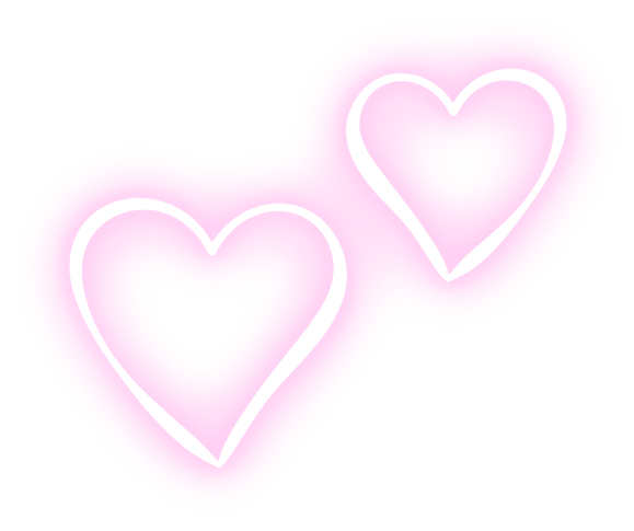 Transparent Pink M Computer Heart Pink for Valentines Day