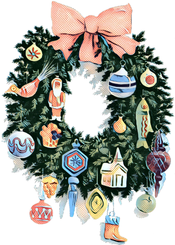 Transparent Christmas Ornament Wreath Tree Christmas Decoration Christmas Tree for Christmas