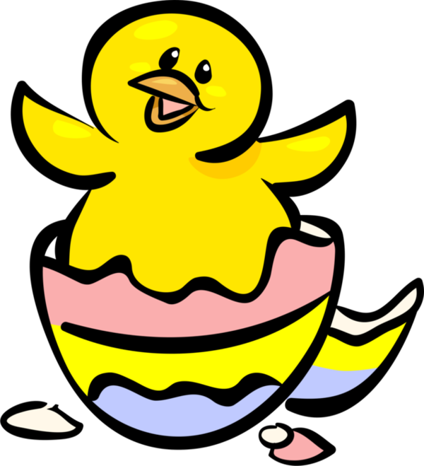 Transparent Easter Egg Easter Bunny Duck Yellow Bird for Easter