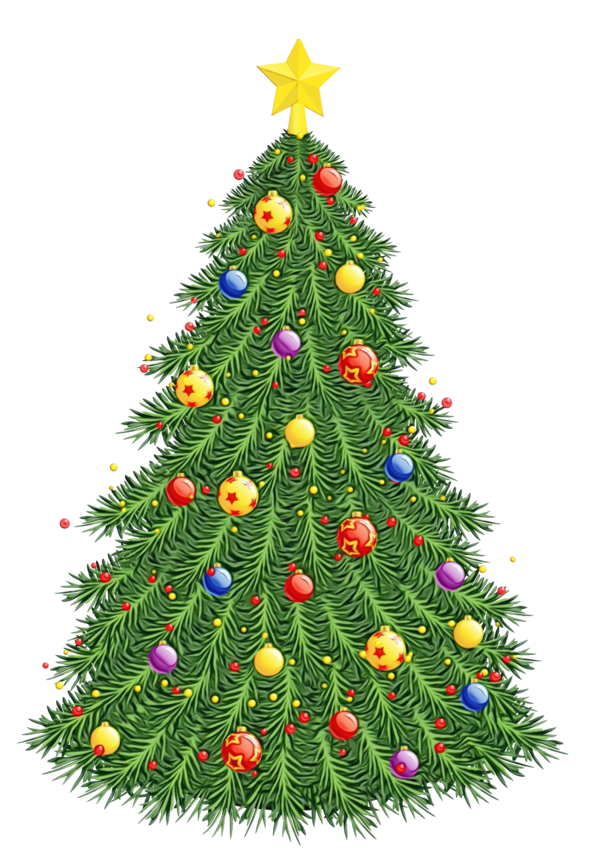 Transparent Christmas Tree Christmas Decoration Colorado Spruce for Christmas