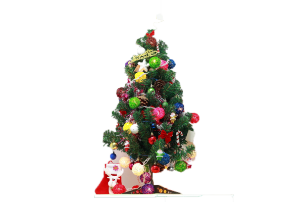 Transparent Christmas Tree Christmas Ornament Festival Fir Pine Family for Christmas