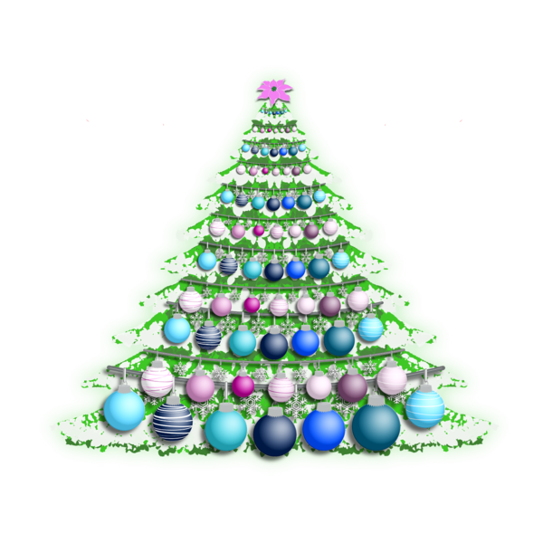 Transparent Christmas Tree Christmas Day Bombka Christmas Decoration for Christmas