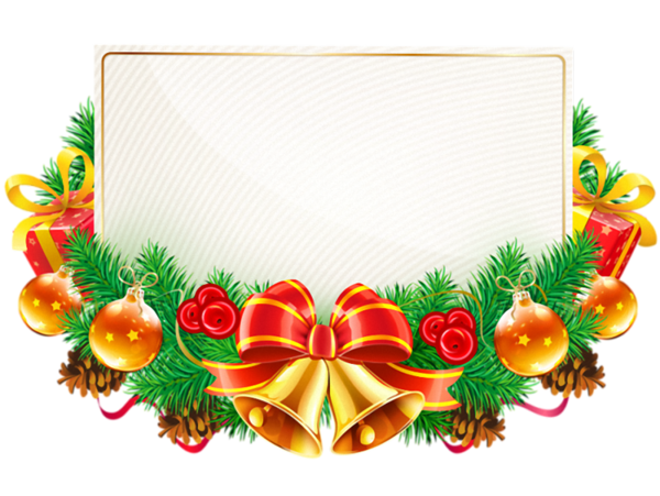Transparent Borders And Frames Christmas Candy Cane Flower Arranging Flower for Christmas