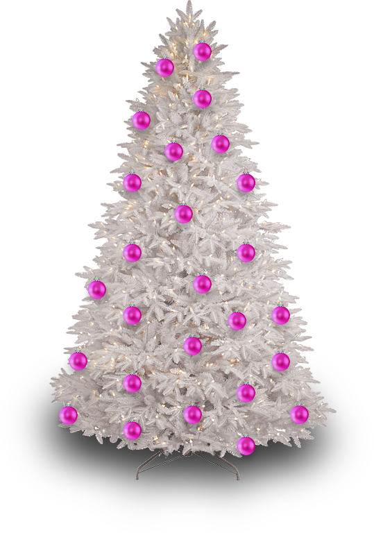 Transparent Christmas Tree Christmas Tree Pink Fir for Christmas