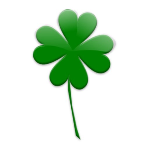 Transparent Fourleaf Clover White Clover Shamrock Green Leaf for St Patricks Day