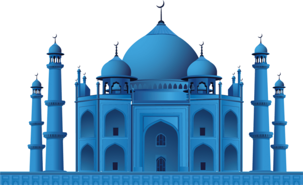 Transparent Taj Mahal Eid Alfitr Eid Mubarak Landmark Mosque for Ramadan