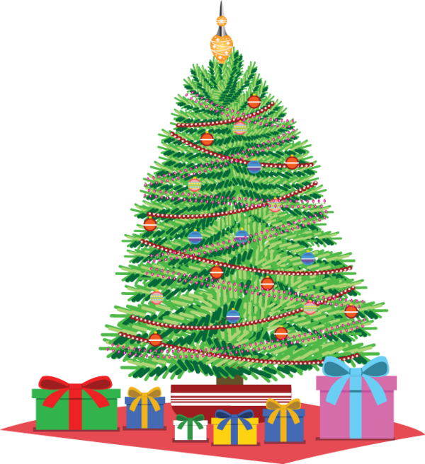 Transparent Christmas Gift Christmas Gift Fir Pine Family for Christmas