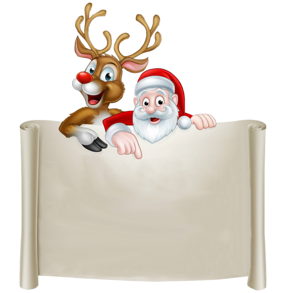 Transparent Santa Claus Rudolph Reindeer Christmas Ornament Deer for Christmas