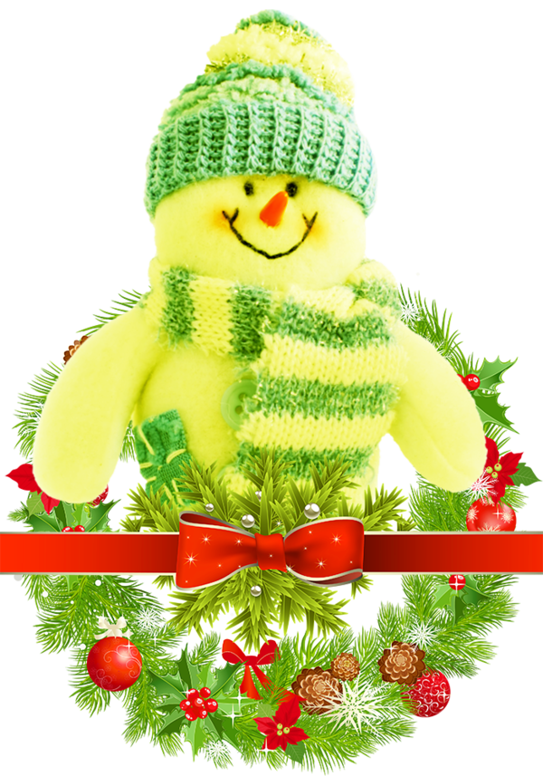 Transparent Plush Toy Stuffed Toy Fir Decor for Christmas