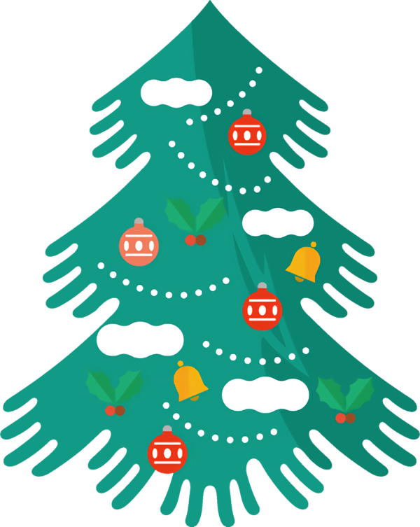 Transparent Christmas Tree Christmas Decoration Oregon Pine for Christmas