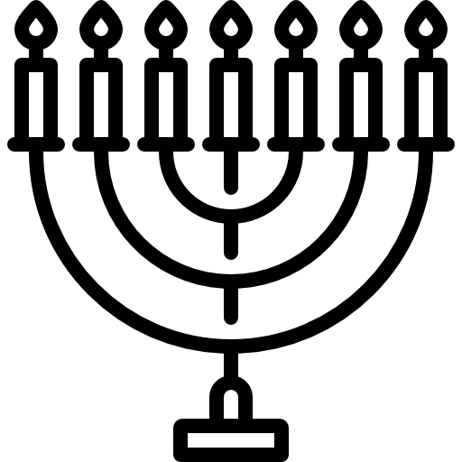 Transparent Judaism Hanukkah Menorah Text for Hanukkah