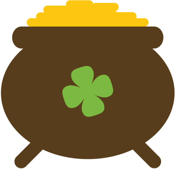 Transparent Leaf Tree Shamrock Clover Symbol for St Patricks Day