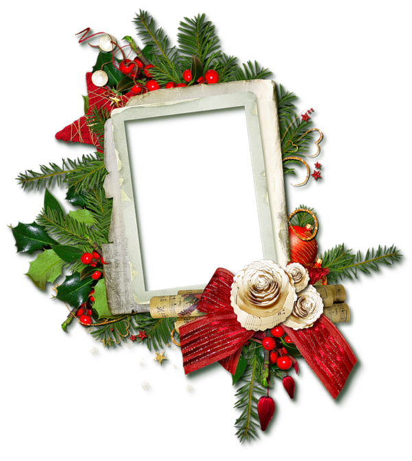 Transparent Picture Frames Christmas Day Window Christmas Ornament Christmas Decoration for Christmas