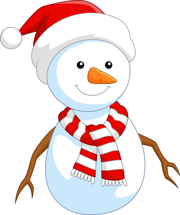 Transparent Snowman Drawing Line Art Christmas Ornament for Christmas