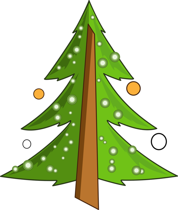 Transparent Christmas Tree Pine Fir Pine Family for Christmas