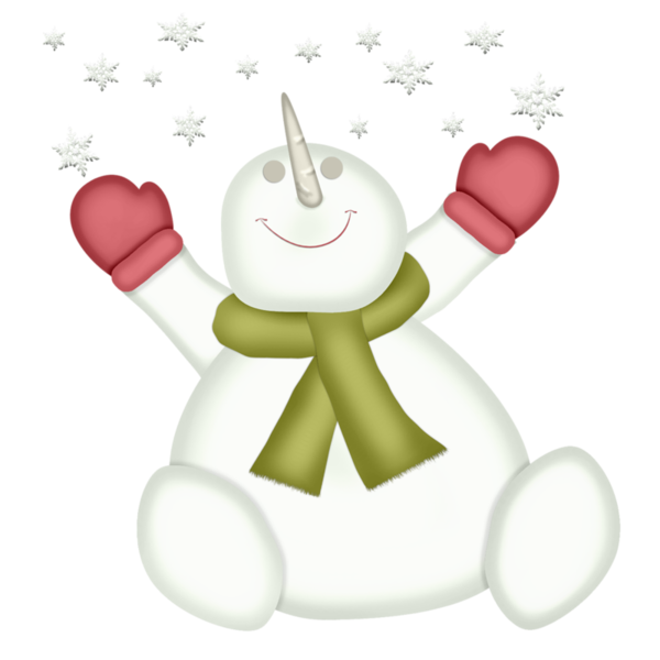 Transparent Christmas Christmas Decoration Snowman Flower Finger for Christmas