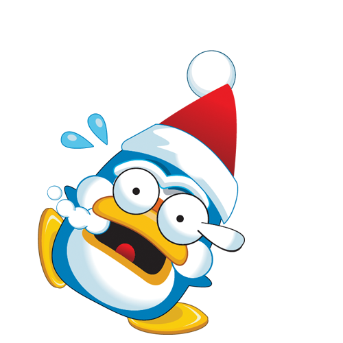 Transparent Penguin Santa Claus Christmas Snowman Christmas Ornament for Christmas