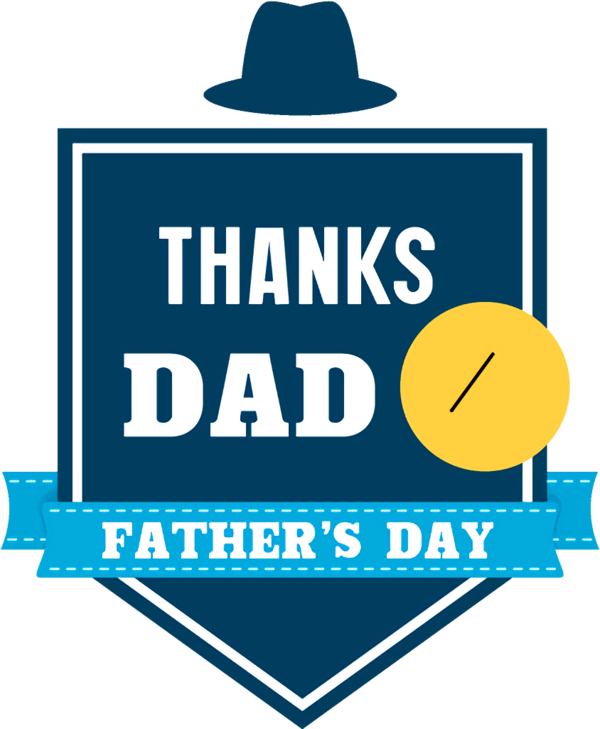 Transparent fathers-day Font Logo for happy fathers day for Fathers Day