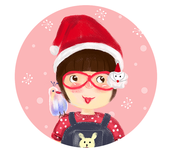 Transparent Christmas Ornament Santa Claus Glasses Eyewear for Christmas