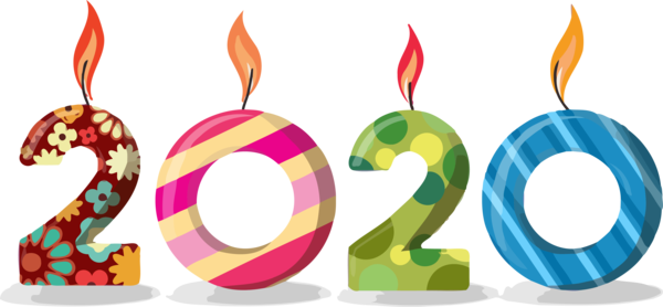 Transparent New Years 2020 Font Circle Symbol for Happy New Year 2020 for New Year