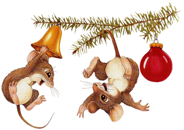 Transparent Christmas Rat Gift Christmas Ornament Christmas Decoration for Christmas